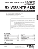 Yamaha HTR-6130 - Service Manual